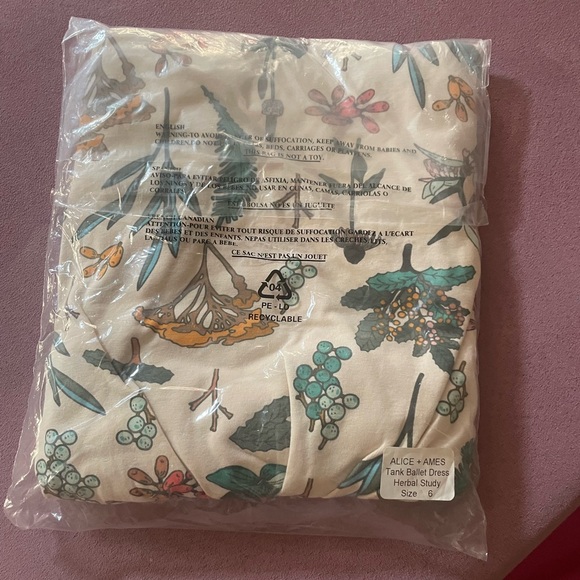 THE TANK BALLET DRESS IN HERBAL STUDY - Picture 2 of 3